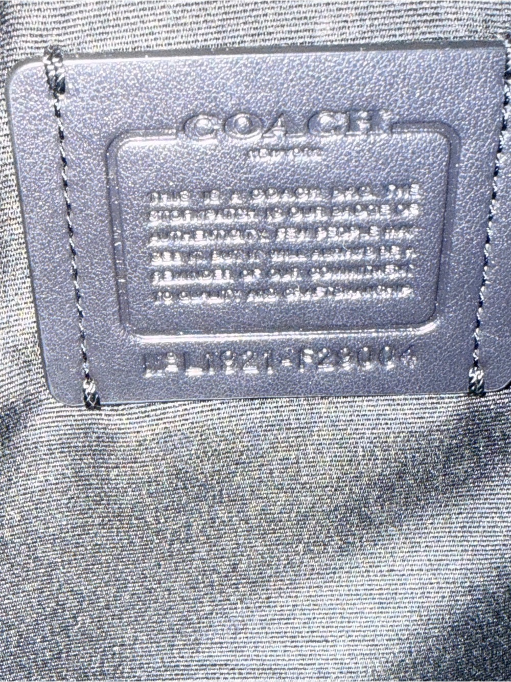 Coach Court Charlie Black Pebbled Leather Backpack Gold Hardware Pristine - Picture 10 of 11